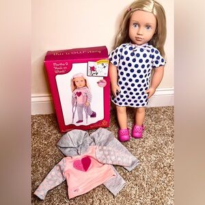 Our Generation 18” Doll Martha Hospital Patient Like New